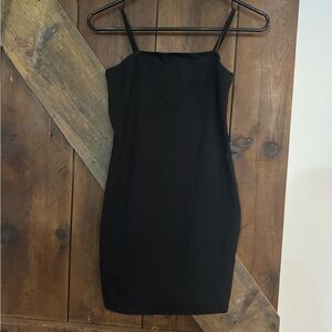 4/$12 SHEIN Simple Black Casual Dress